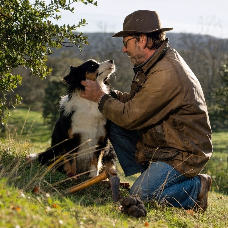 Chien truffe